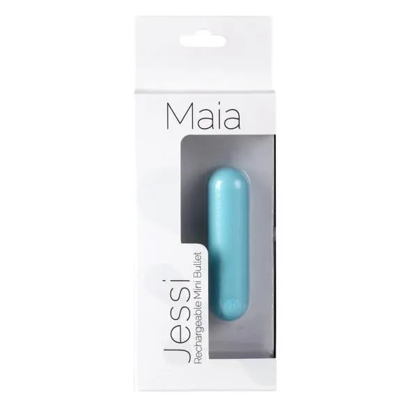 Jessi Super Charged Mini Bullet Vibrator Blue Maia Toys Female Sex Toys Jessi Super Charged Mini Bullet Vibrator Blue Maia Toys Female Sex Toys