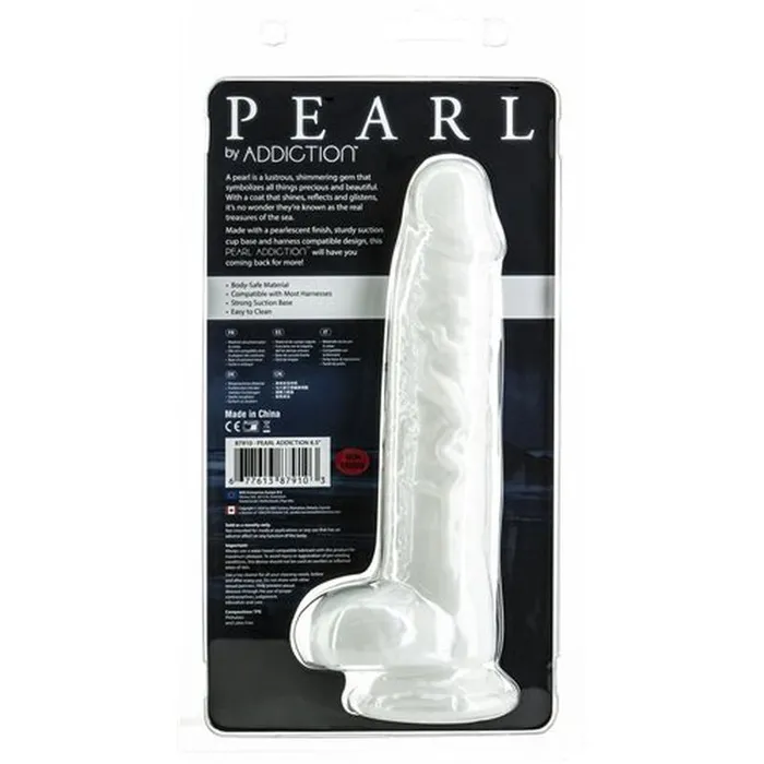 Pearl Dildo 85in Pearl White Addiction Dildos
