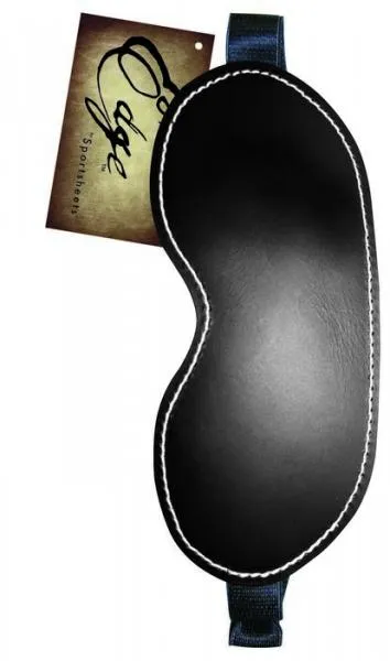 Restraints Sportsheets Edge Leather Blindfold Black Os Restraints Sportsheets Edge Leather Blindfold Black Os