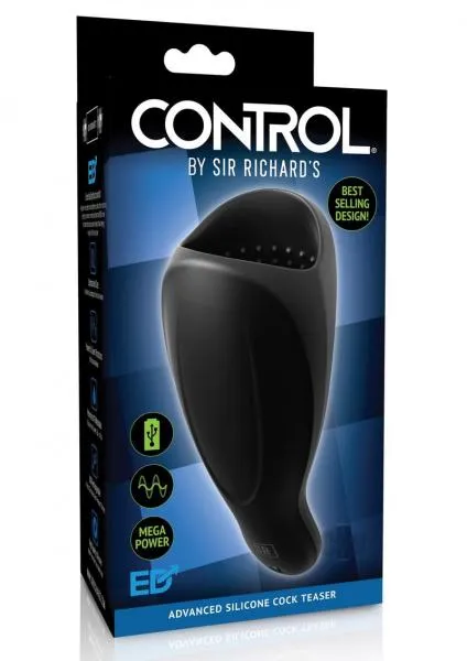 Sir Richards Control Advanced Silicone Cock Teaser Black Pipedream Female Sex Toys Sir Richards Control Advanced Silicone Cock Teaser Black Pipedream Female Sex Toys
