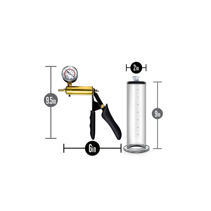 Male Sex Toys Blush Novelties Performance VX6 Vacuum Penis Pump