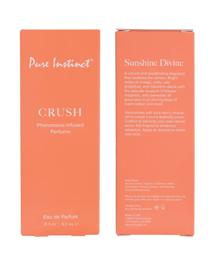 Classic Brands Vibrators Pure Instinct Pheromone Perfume Crush 92 ml Spray