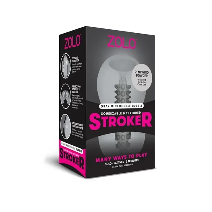 Male Sex Toys Zolo Zolo Thrustbuster Bubble Stroker Blue Bundle