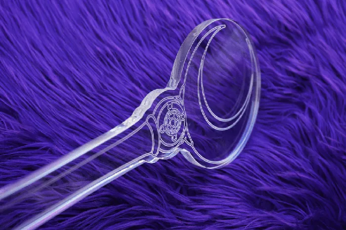 Moon Stick Acrylic Paddle The Kinky Peach Vibrators