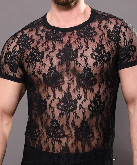Andrew Christian Couples UNLEASHED Lace Tee Andrew Christian Couples UNLEASHED Lace Tee