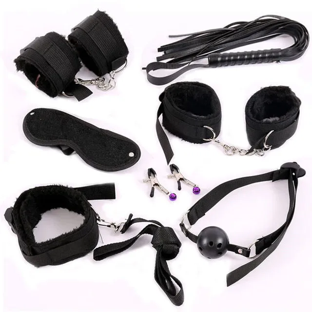 BDSM Restraint Bondage Set RedBlackPinkSex Own Pleasures Anal