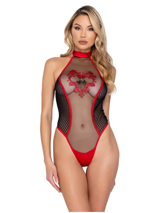 Cupid Heart Teddy Roma Costume Anal