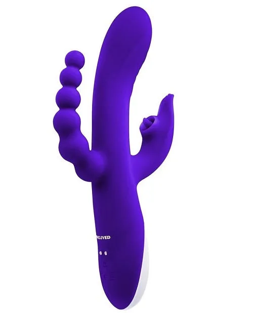 Evolved Lick Me Triple Stimulation Vibrator Evolved Novelties Vibrators