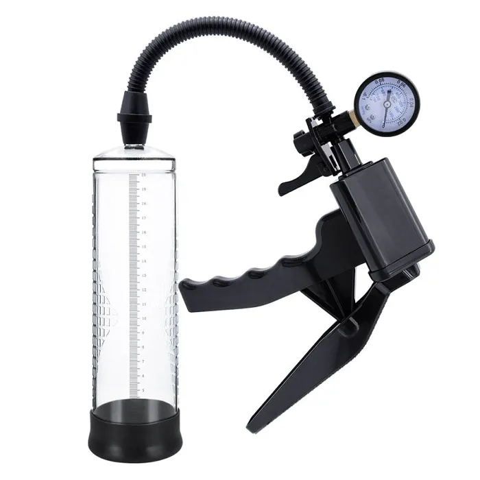 Male Sex Toys Net1on1 Wholesale Ltd RevPump Gauge Pistol Grip Penis Pump