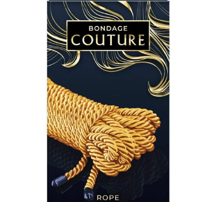 NS Novelties Couples Bondage Couture Rope 25 Feet Gold