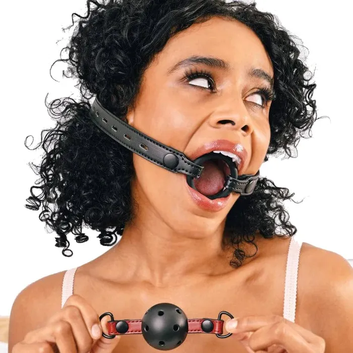 pink cherry Vibrators Sportsheets Saffron Interchangeable Gag