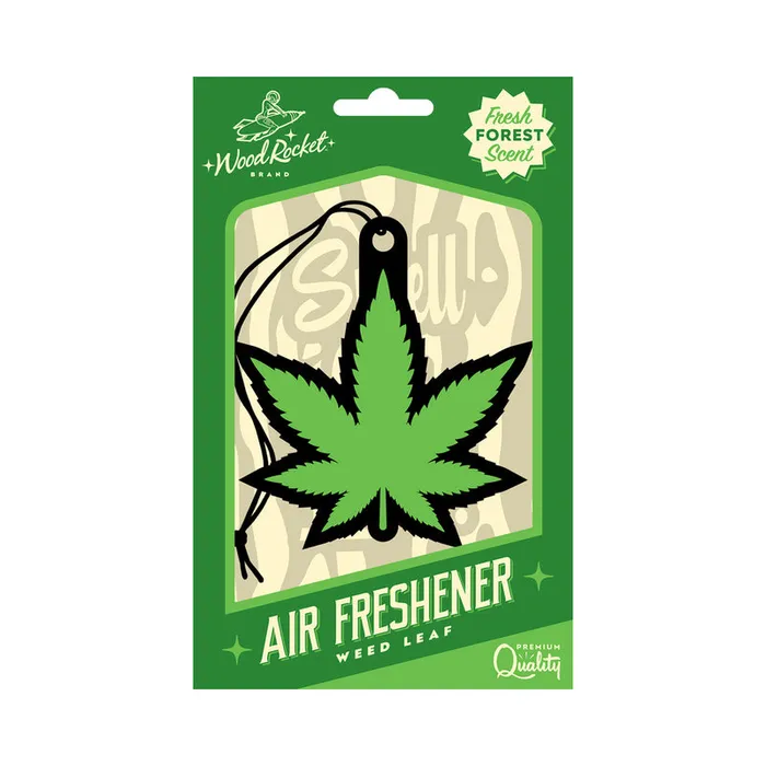 Vibrators Wood Rocket Llc Wood Rocket Air Freshener Green Leaf