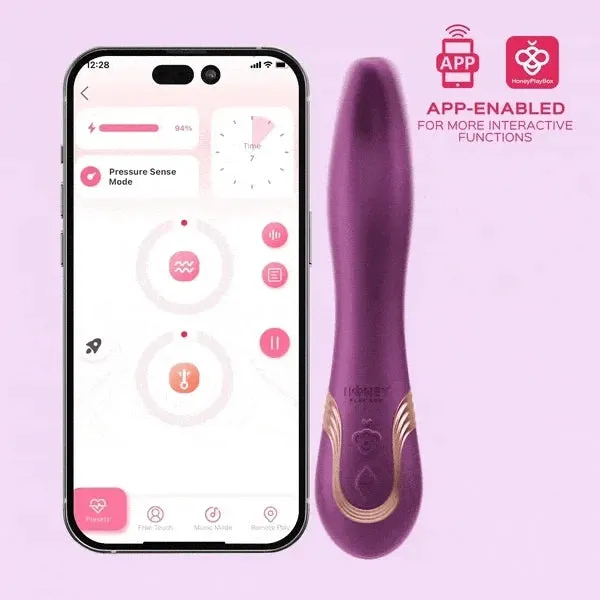 Vice Distribution Vibrators Honey Play Box FLING Pressure sensing AppControlled Tonguelike Oral Licking Vibrator Purple Vice Distribution Vibrators Honey Play Box FLING Pressure sensing AppControlled Tonguelike Oral Licking Vibrator Purple
