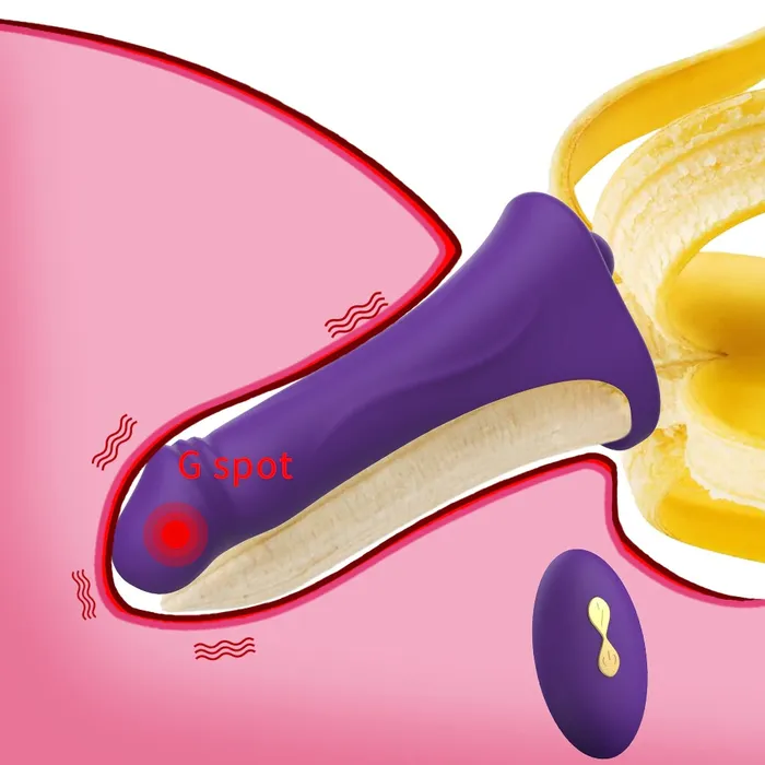 EVEs SECRETS Couples Wireless Silicone Double Penetration Vibrator RemoteControlled Waterproof Sex Toy for Couples