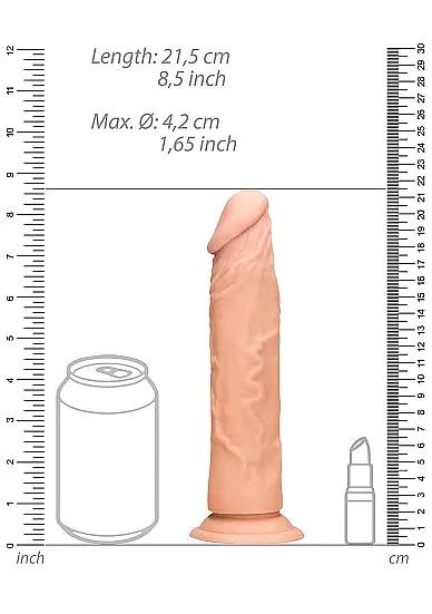 REALROCK 8 INCH REALISTIC DILDO WITHOUT BALLS SHOTS Dildos