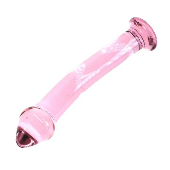 AotoWholesale China Dildos Everyday Sexy Glass Dildo Pink