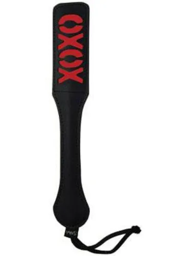 Calvista Anal Sex Mischief XOXO Paddle Black