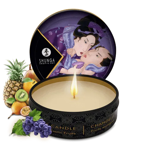 Couples Shunga Shunga Mini Caress Candlelight Massage Candle 30 ml 1 oz Couples Shunga Shunga Mini Caress Candlelight Massage Candle 30 ml 1 oz