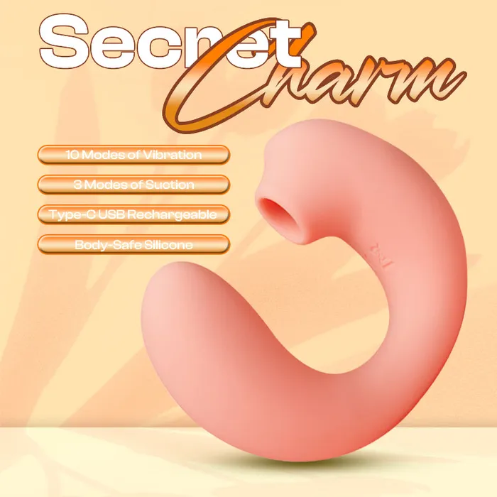 Female Sex Toys FRISKY BUSINESS SG Secret Charm Female Wearable Vibrator with Suction