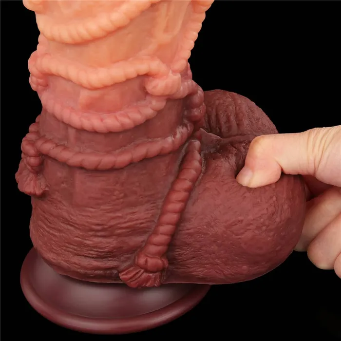 Female Sex Toys LOVETOY 105 Dual Density Monster Extreme Rope Realistic Dildo