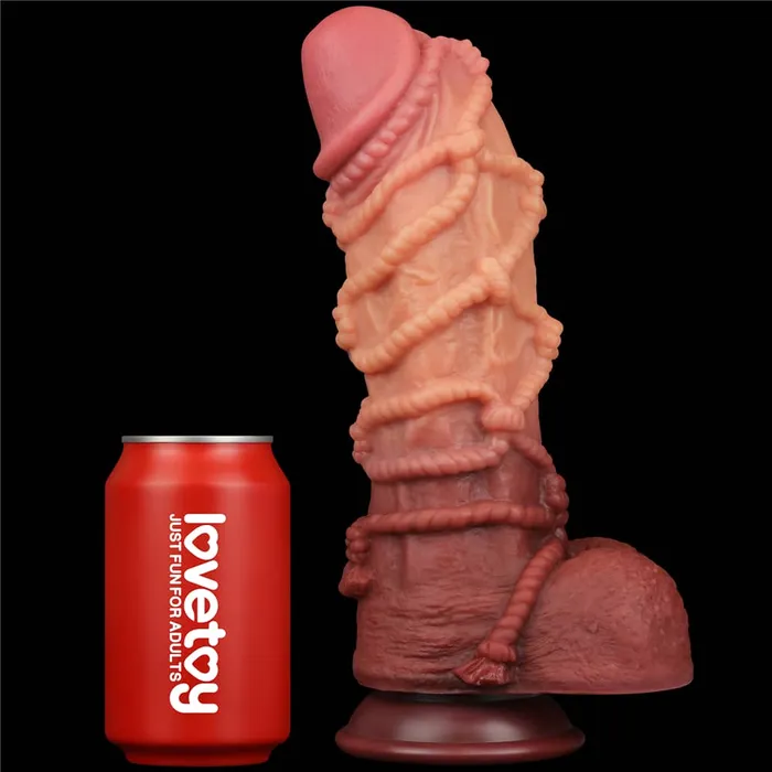 Female Sex Toys LOVETOY 105 Dual Density Monster Extreme Rope Realistic Dildo