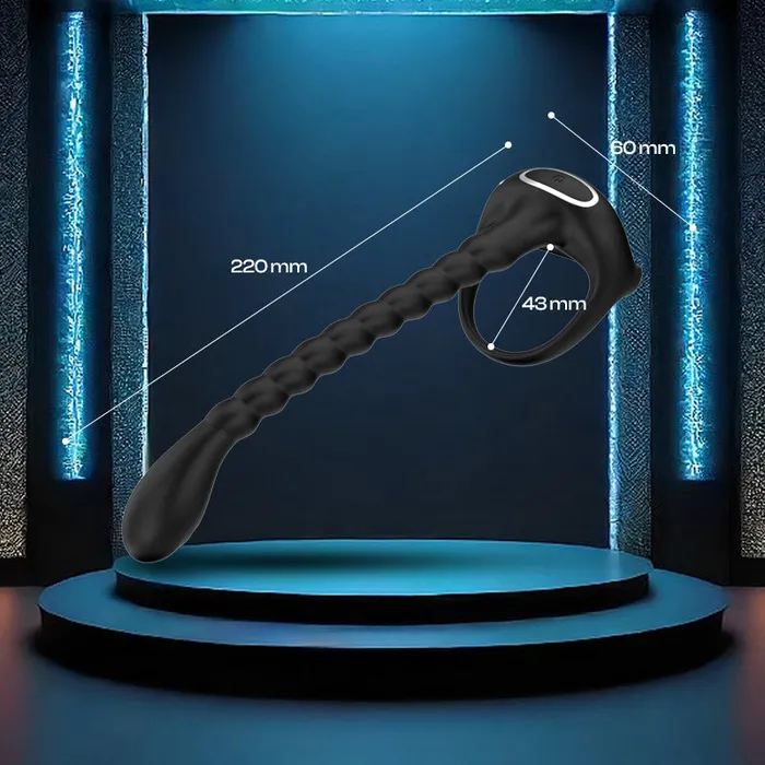 FRISKY BUSINESS SG Male Sex Toys Johnson Jolt APP Control Penis Stimulator with Cock Ring