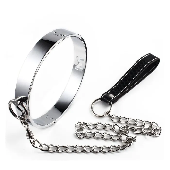 FRISKY BUSINESS SG Vibrators BDSM Alloy Collar Leash