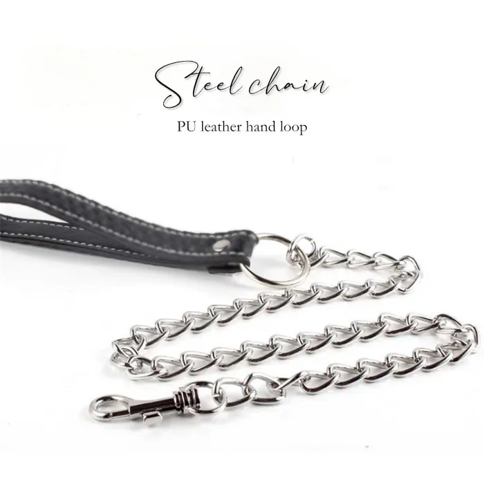 FRISKY BUSINESS SG Vibrators BDSM Alloy Collar Leash