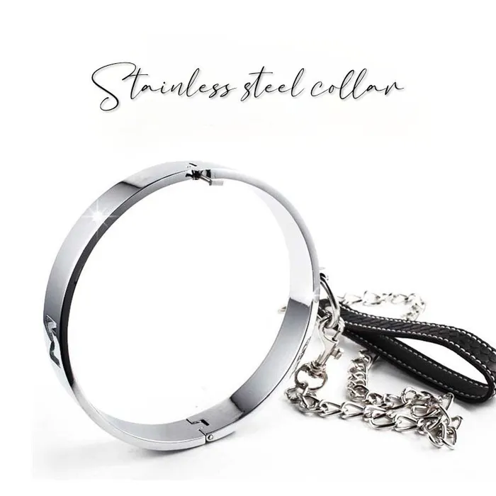 FRISKY BUSINESS SG Vibrators BDSM Alloy Collar Leash