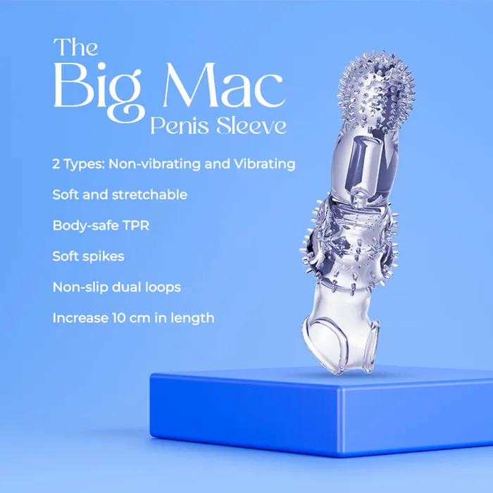 The Big Mac Penis Sleeve FRISKY BUSINESS SG Male Sex Toys